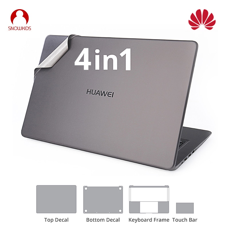 Snowkids naklejka naklejka dla Huawei Matebook D MateBook X MagicBook pełna skóra Vinyl Protector klawiatura pokrywa