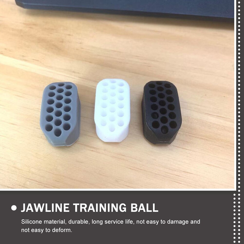 5Pcs Silicone Jaw Exercisers Multi-function Jawline Exercisers Portable Face Exercisers