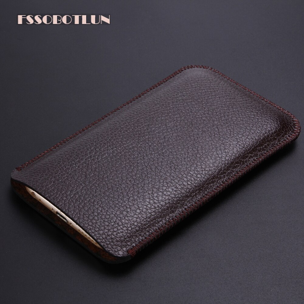 FSSOBOTLUN For iphone XS 11 Pro Max Case super slim sleeve pouch cover, Luxury microfiber Leather Phone bag For iphone 11 Pro