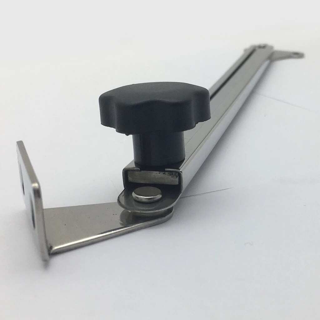Boat Hatch Lid Stay, Support and Adjuster, 316 SS Stainless Steel, Telescoping Hatch/Window Adjuster and Stay Support