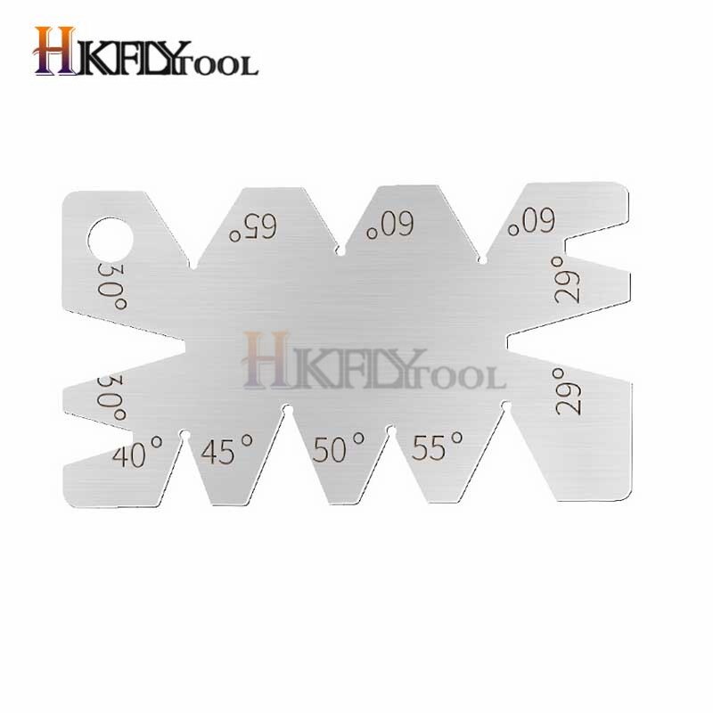 Drill Bits Angle Gauge Dirll Sharpener Tools S/S Inspection Angle Gage Stainless Steel Corner Front Edge Measuring Tool: 1pc type1