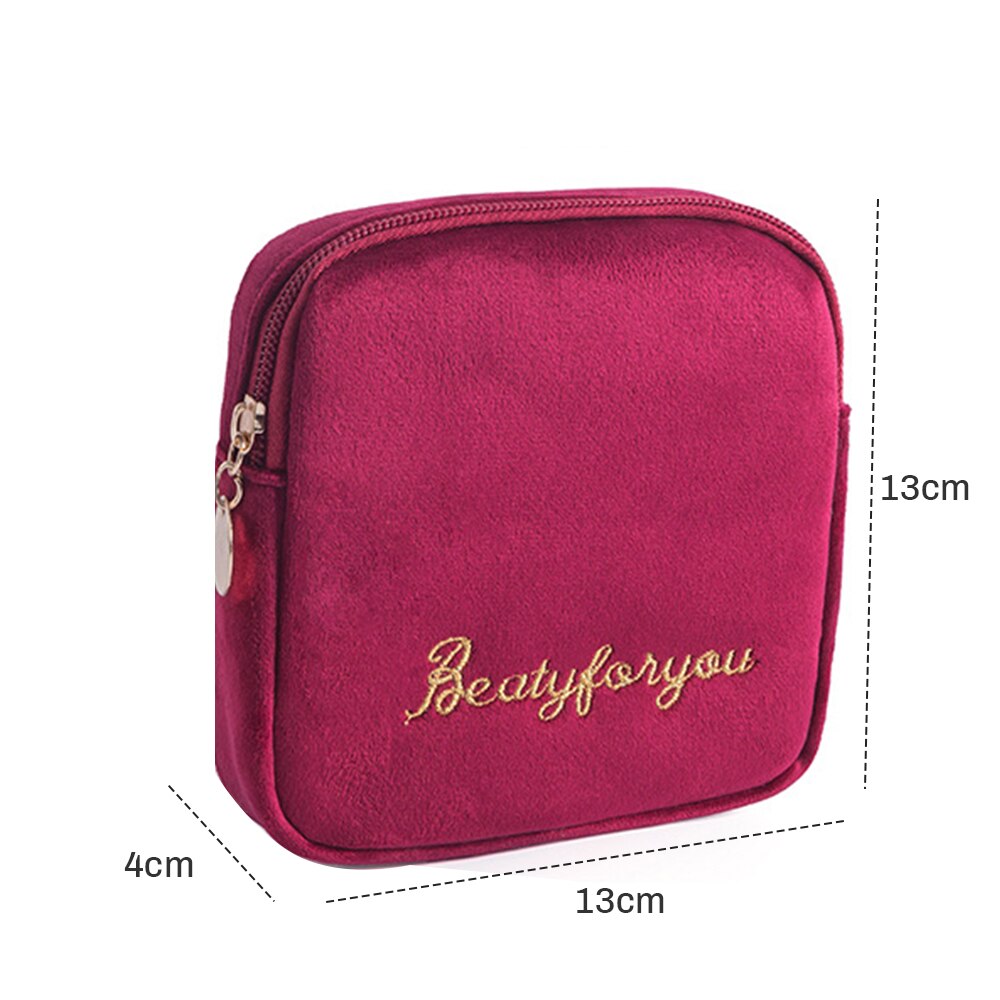 Sanitary Napkin Storage Bag Canvas Pad Makeup Bag Coin Purse Jewelry Organizer Credit Card Pouch Case Tampon Packaging: G275842