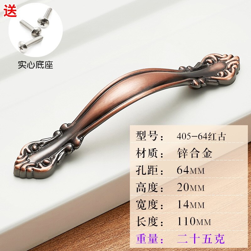 10Pcs Deurklink Garderobemeubilair Handvat Moderne Minimalistische Lade Kast Deur Antieke Kast Deur Kleine Handvat Enkel Gat: 1