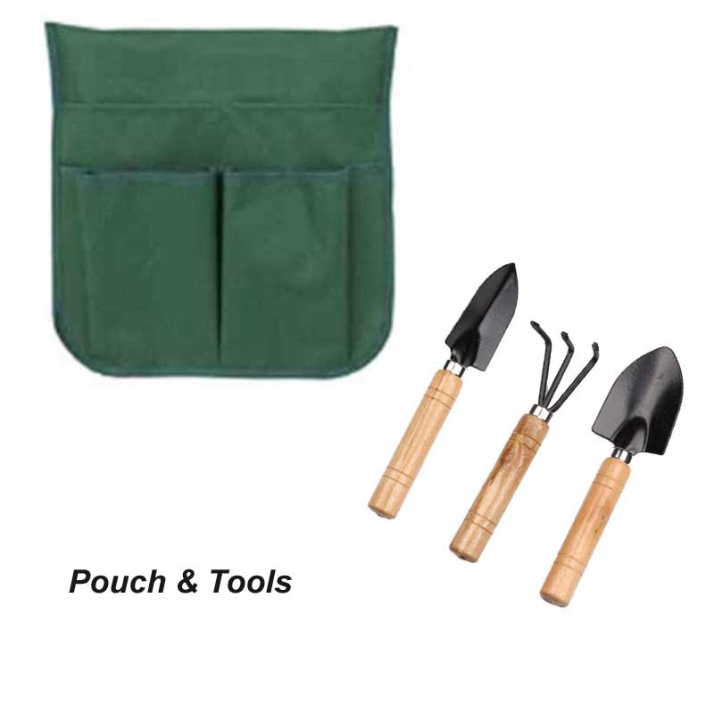 Haveknæler værktøjstaske haveværktøjsopbevaringspose bærbar værktøjspose til knæskammel havearbejdsværktøj opbevaringspose værktøjssæt