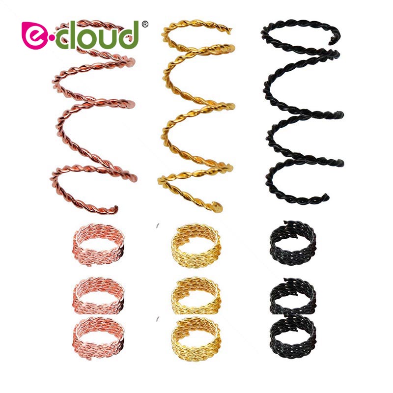 50-200 stk 11mm huller kobber hår dreadlocks fletning dread locks coil hår omslag metal hår fletning hår manchetter til dekorationer