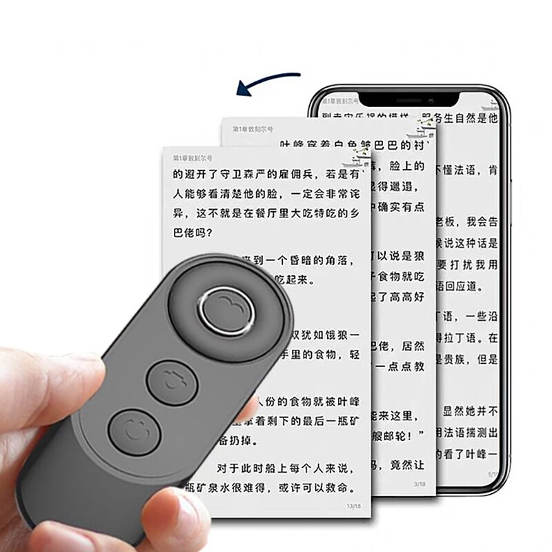 Selfie Wireless Bluetooth Remote Camera Video Remote,for iPhone/iPad and Android