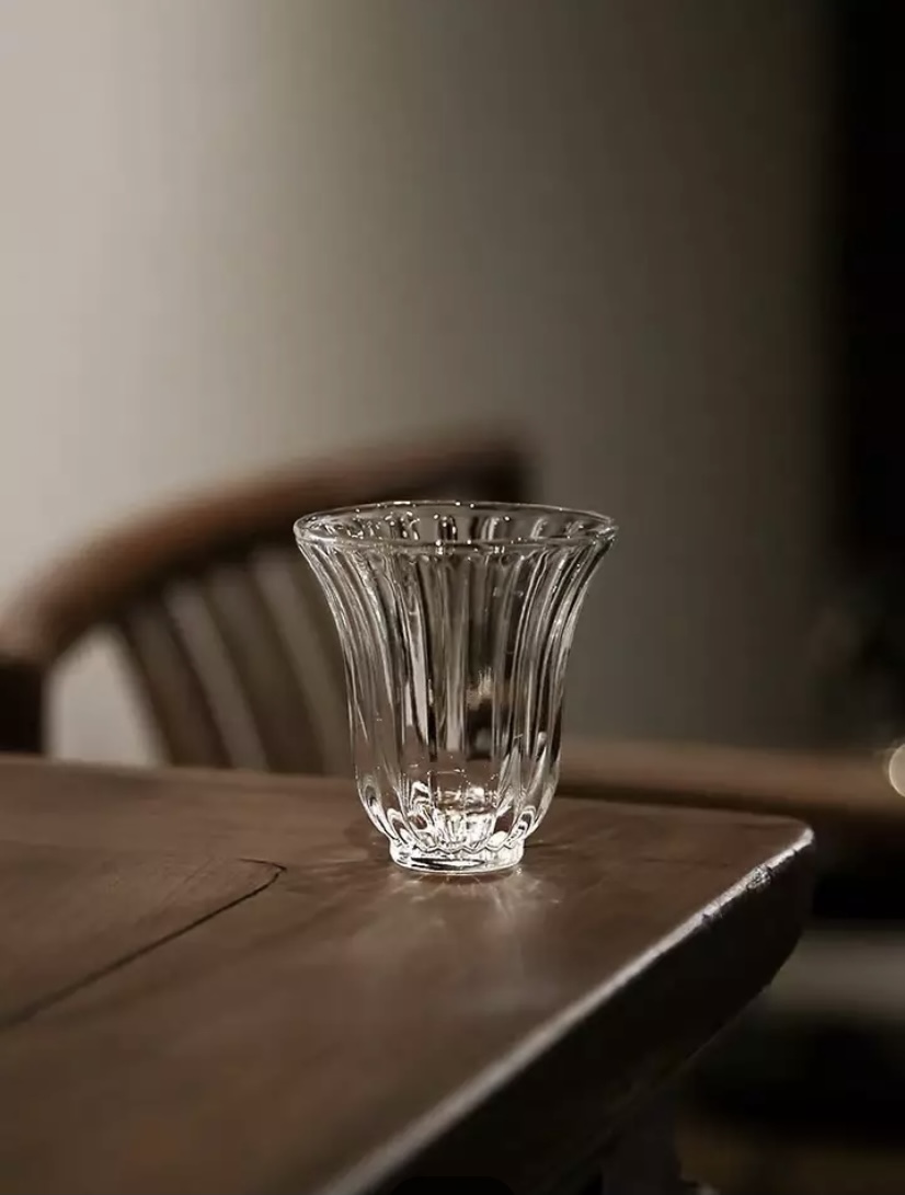 tea ceremony чай Glass tea making bowl drainage bowl tea making utensil green tea Japanese style fair cup tea set tea ware set: Auburn