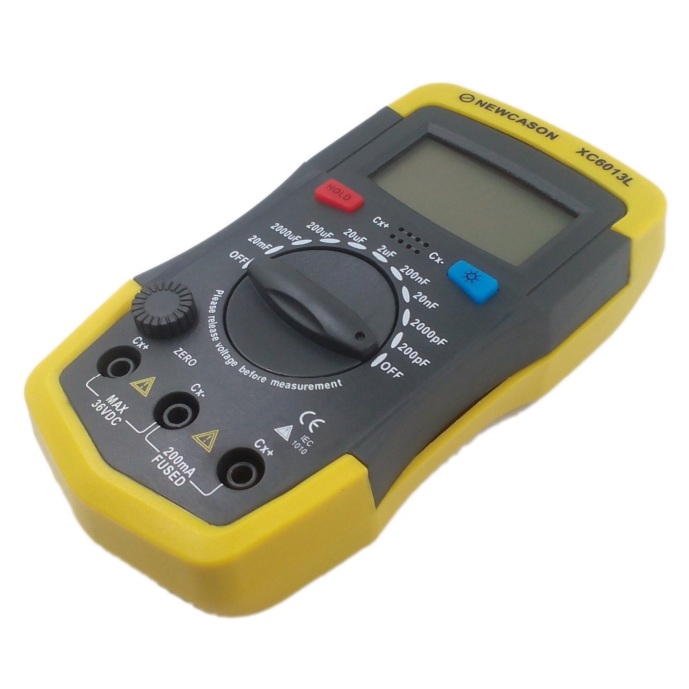 Digtital Capacitance Meter XC6013L Capacitor Tester mF uF Circuit Gauge Capacitance Meter Tester