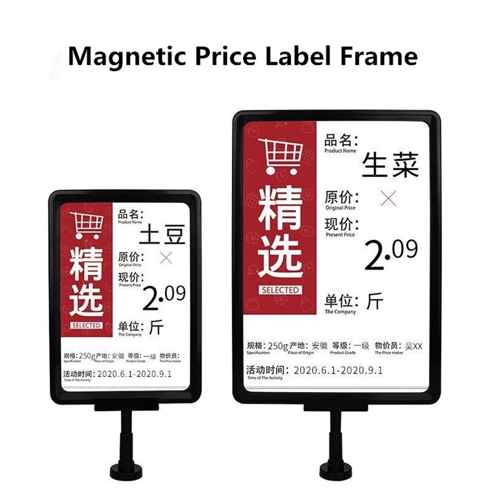 A4 Plastic Teken Houder Display Frames 8.5X11 Papier Foto Stand Dubbelzijdig Tafel Top Menu Document Houders stand