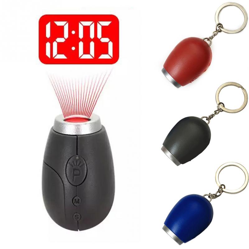 Digitale Projectie Klok LED Draagbare Klokken Klok Met Tijd Projectie Digitale Horloge Night Light Magic Projector Klok