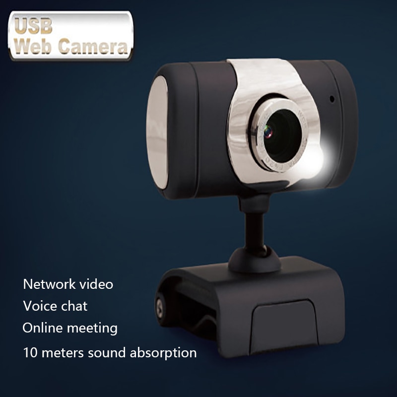 Usb 2.0 Webcam 720P/1080P Hd Camera Webcam Met Microfoon Microfoon Voor Computer Pc Laptop Notebook kan De Hoek