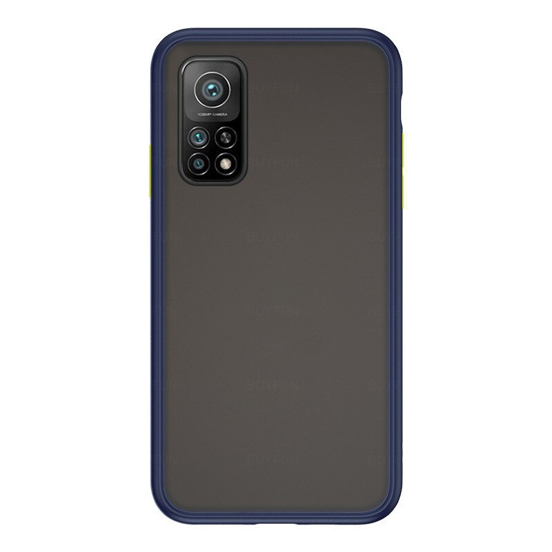 Mi10t pro case przezroczyste matowe pokrowce na xiaomi mi 10 t 10 t pro case silikonowe, odporne na wstrząsy coque fundas na xiaomi10t pro capas: redmi k30s / dark blue
