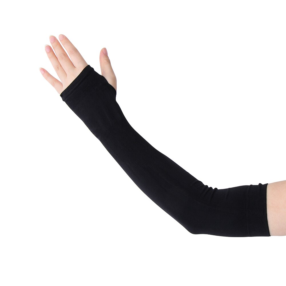 2 uds mangas de brazo calentadores de seguridad deportiva para correr sol UV protección de mano cubierta de manga calentador de enfriamiento para ciclismo, pesca de Golf