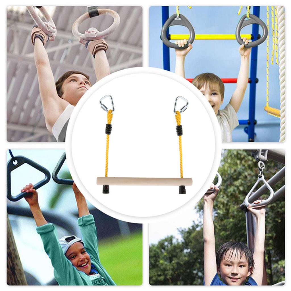 Barras de tracción para niños, barra de trapecio para patio, equipo de columpio para el hogar