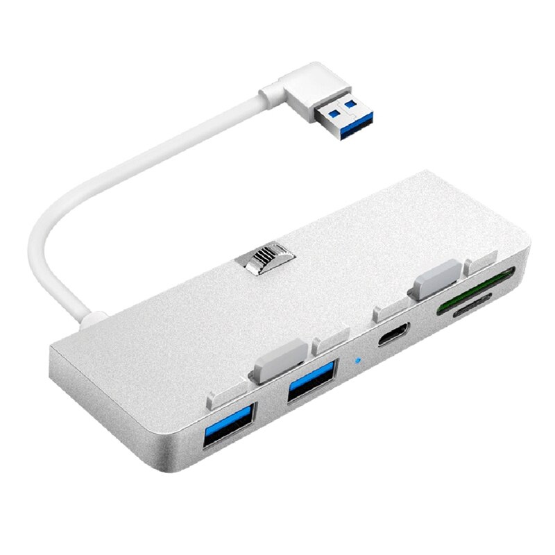 5-In-1 Hub Voor Imac Apple Alle-In-Een USB3.0X2/Type-C/tf/Sd 5Gbps Multifunctionele Draagbare Hub Docking Station: Default Title