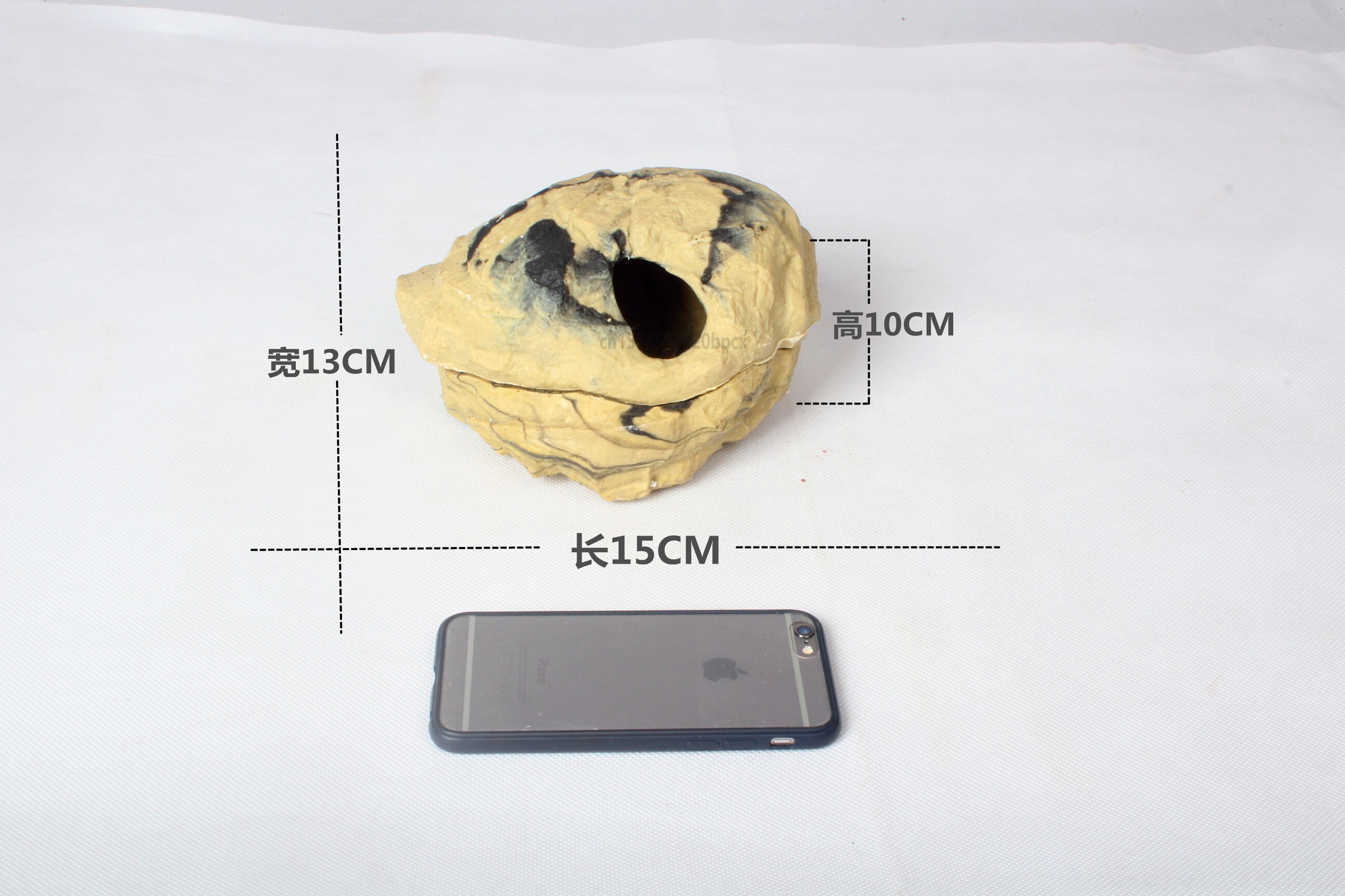 Simulation Rock Reptile Den Corn Snake Den Pet Python Hole Reptile Avoiding Cave Pet Supplies: L