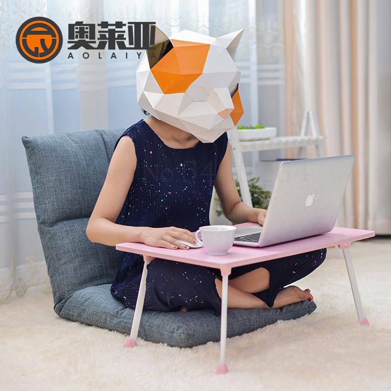Bedroom Lazy Mobile Computer Made Desk Bed Table Folding College Dormitory Bed Desk Bay Window Small Desk