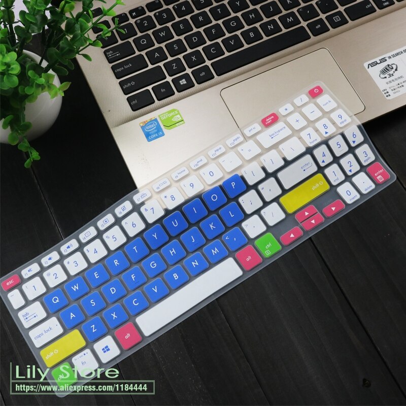 Silicone Gel Keyboard Cover Protector Skin For Asus S530FN S530UN S5300 S5300U S5300UN for ASUS Vivobook S15 15.6 inch