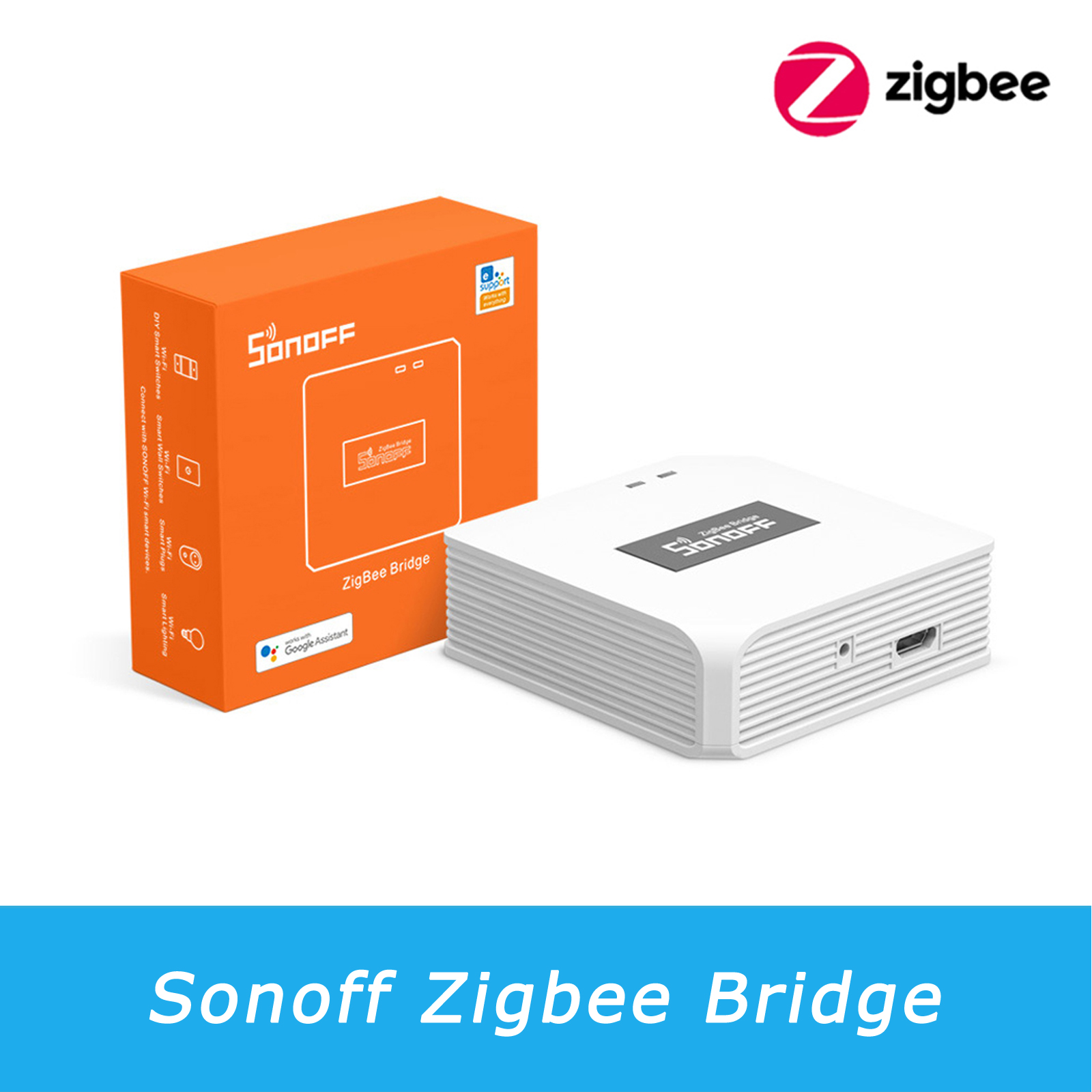 SONOFF SNZB 02 Zigbee Temperature Humidify Sensor Monitor, Work with SONOFF Zigbee Bridge, Home Assistant Via Zigbee2mqtt: Sonoff Zigbee Bridge