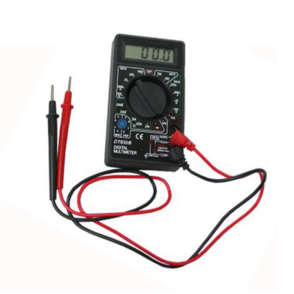 DT830B Multifunctional LCD Display Compact Digital Multimeter Electric Ammeter Voltmeter Resistance Capacitance Tester Tool
