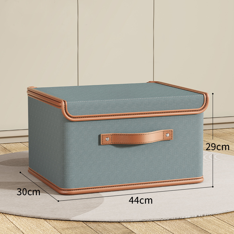 Dustproof Storage Box with Lid Double Thickness Moisture-proof Storage Box Large Capacity Foldable Clothes Storage Box: MULTI