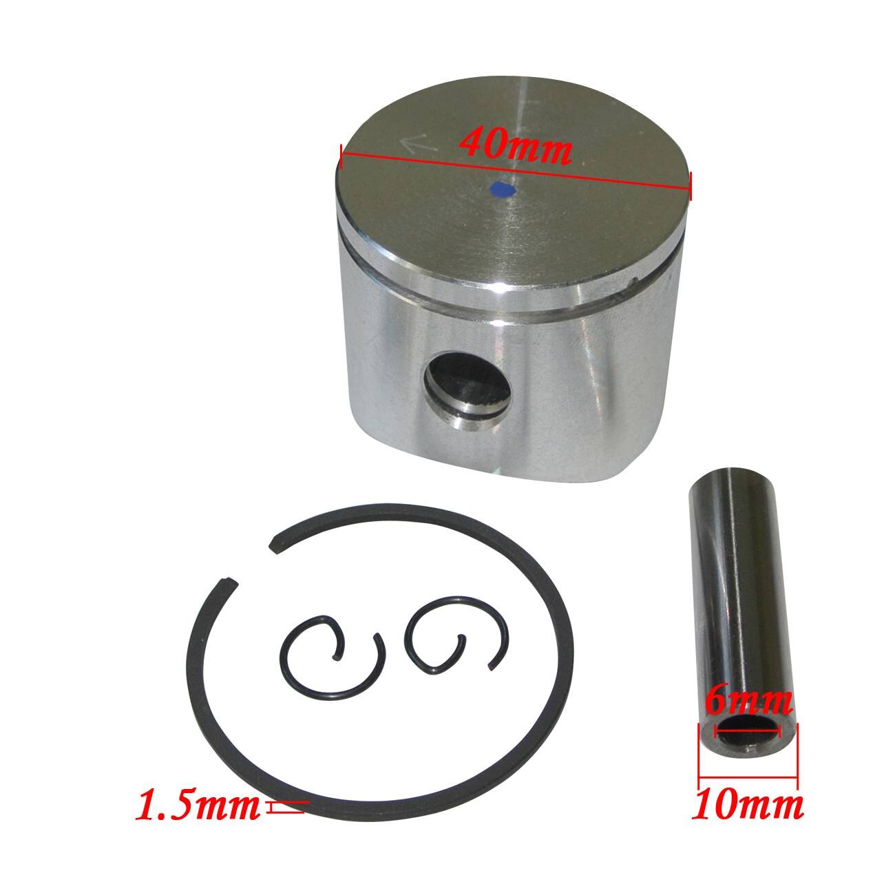 PISTON AND RINGS PIN BEARING KITFIT FOR HUSQVARNA 141 142 CHAINSAWS