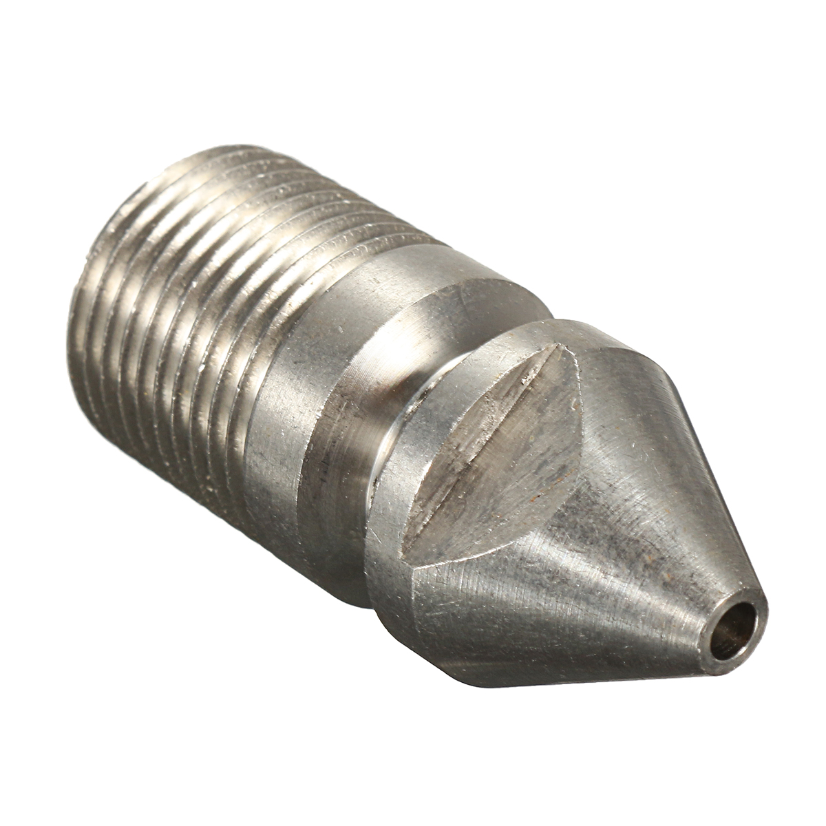 Sewer Cleaning Jetter Nozzle 9 Jet 3/8" Male 4.5 Rotary Pressure Washer Drain Cleaning Nozzle Stainless Steel 303