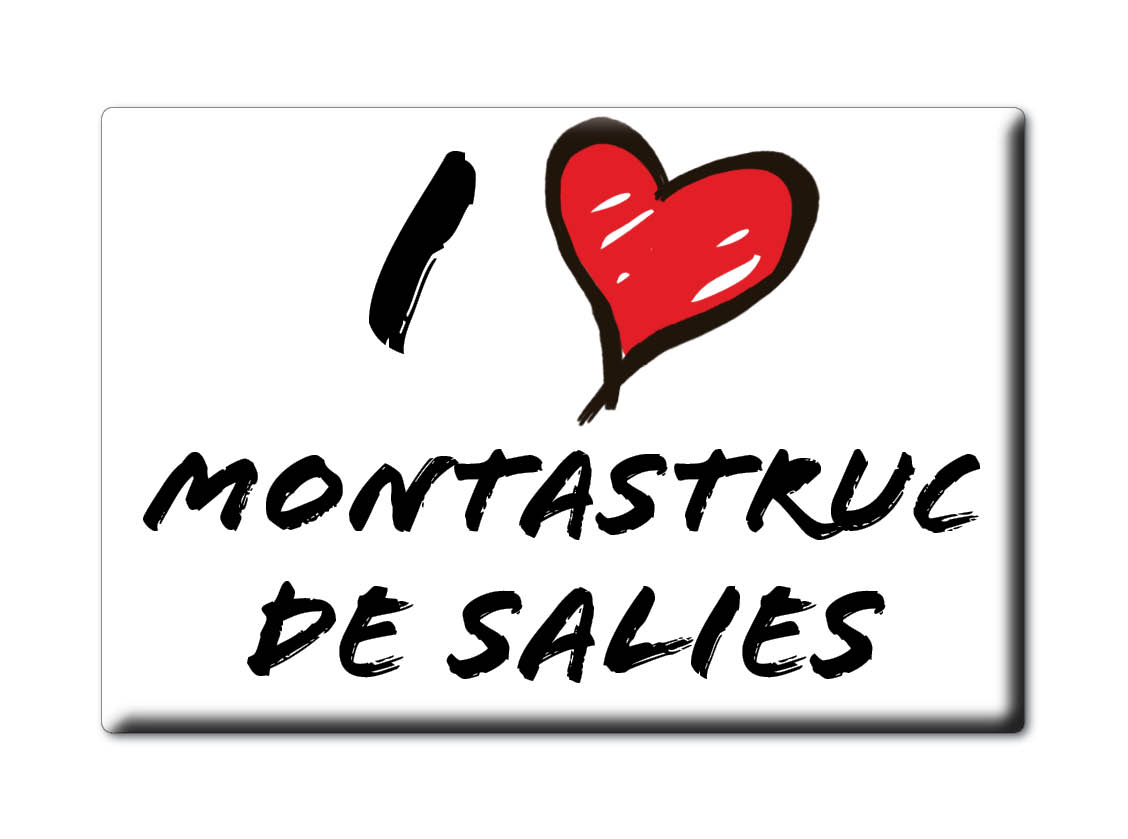 MONTASTRUC DE SALIES CALAMITA MAGNETE BOURGOGNE (31) FRANCIA frigo magnete souvenir I amore regalo: INFORMAL