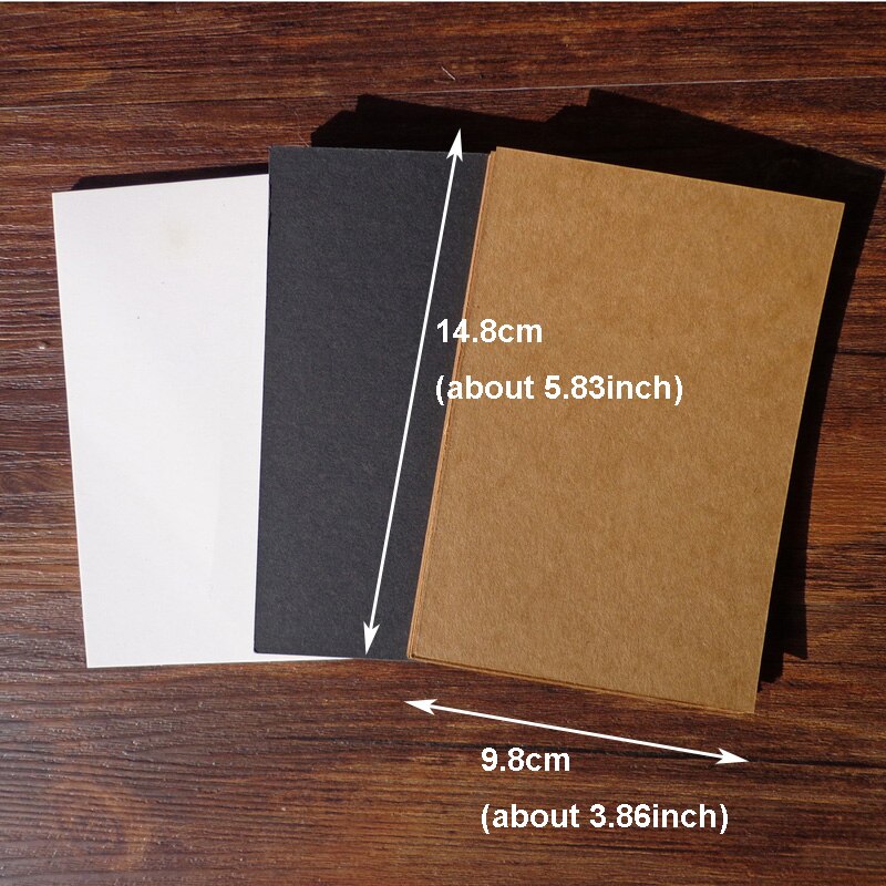 10pcs Blank Kraft Paper Card Sketch Drawing Cards Bookmarks Vintage DIY Graffiti Painted Kraft Paper Postcards 14.8x9.8cm