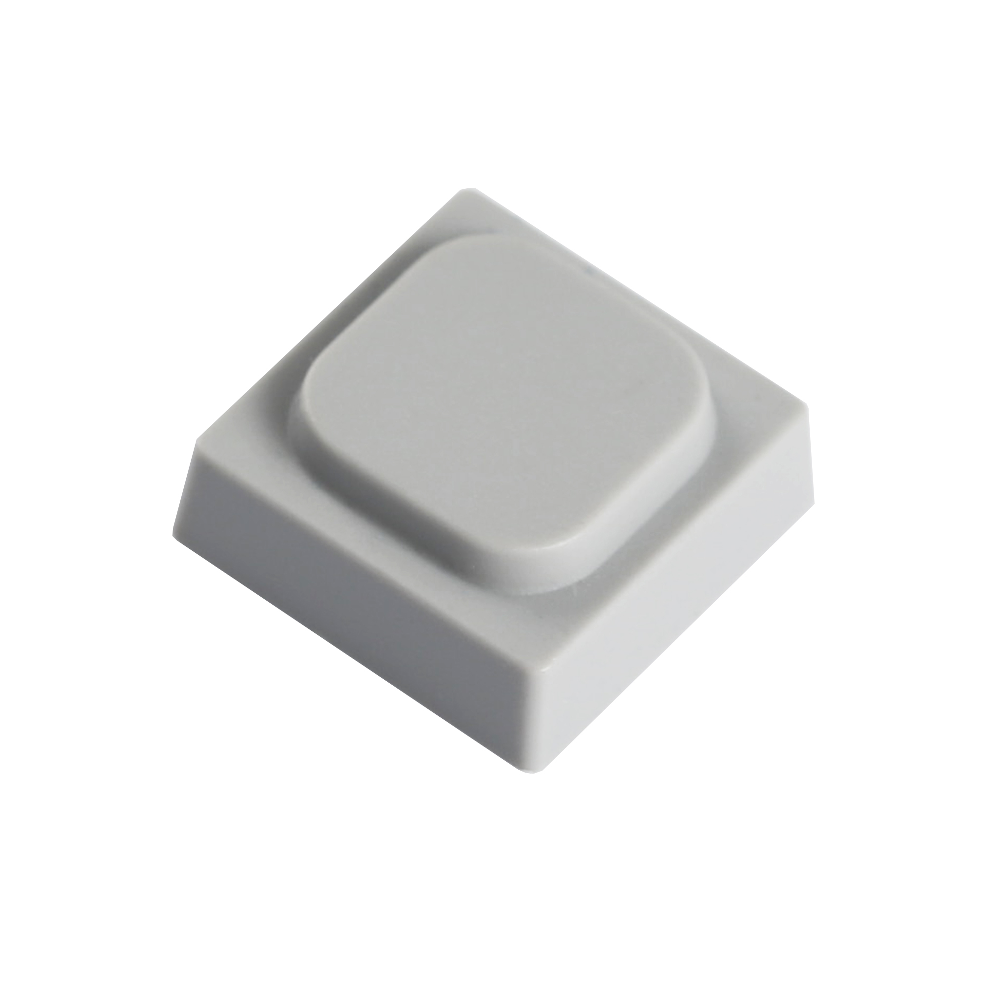 16pcs Blocks Bricks Low Profile Keycaps PBT Transparent Frosted Keycap for MX Mechanical Keyboard: WHITE