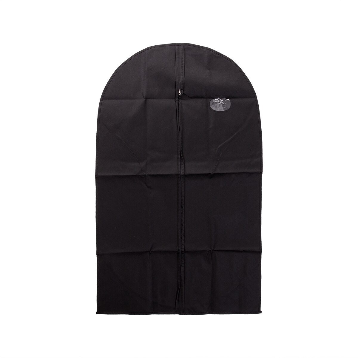 1x Suit Dress Clothing Dust Cover Bags Jacket Wardrobe Storage Coat Protector Clothing Storage: Black / L
