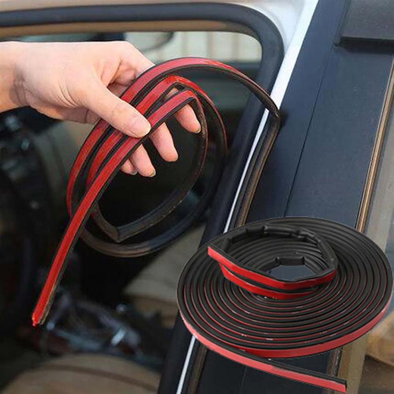 Autodeur afdichtingsstrip rubber autodeur geluiddicht stofdicht anti-botsingsstrip zelfklevende tochtstrip voor universele autodeur