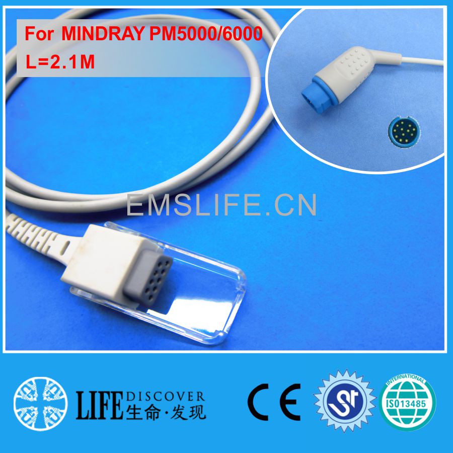 Lange Kabel Awt Volwassen Vinger Clip Spo2 Sensor Voor Mindray PM5000 PM6000 Patiënt Monitor: Y-model-B