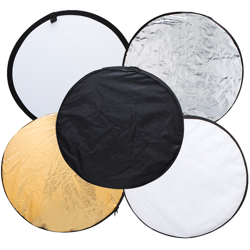 32 "80 cm 5 in 1 Portable Inklapbare Licht Ronde Fotografie/Foto Reflector voor Studio Multi foto Disc