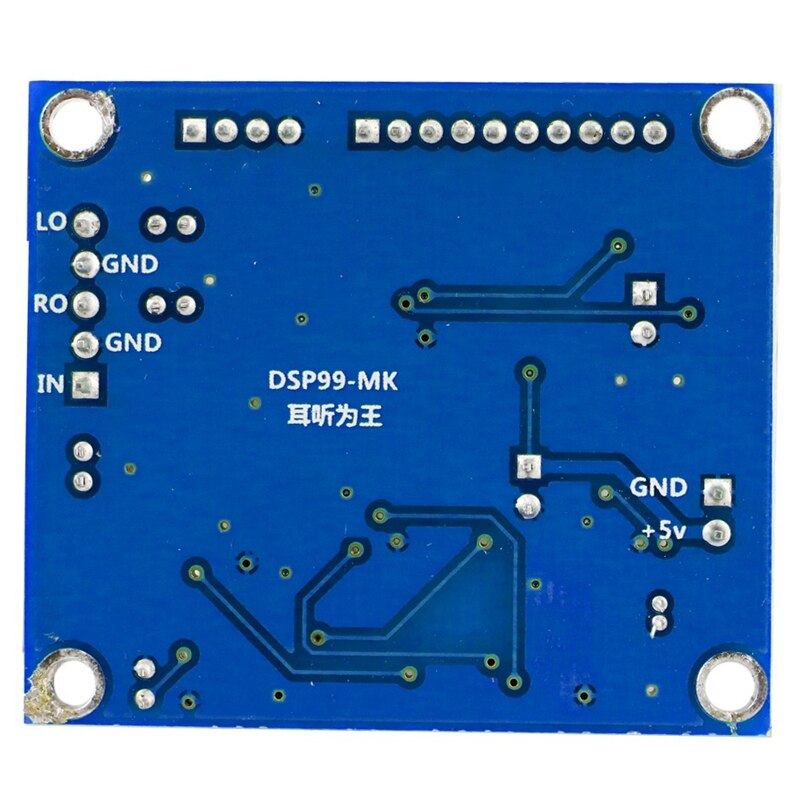 Módulo de reverberación Digital AAAE Top-DSP, tablero de reverberación de Karaoke estéreo, DC 5V, módulo de efectos de mezclador Karaok 0-99