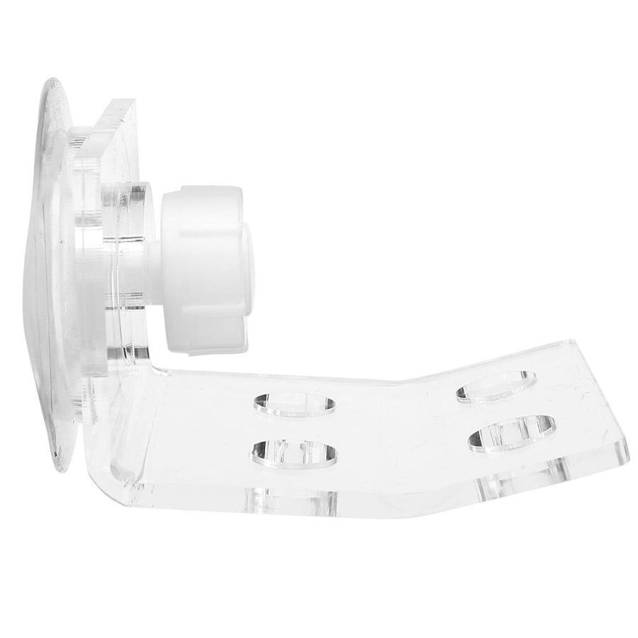 Aquarium Bracket Base 2Pcs Fish Tank Aquarium 4 Holes Front-Loading Bending Coral SPS Button Amputation Bracket Base