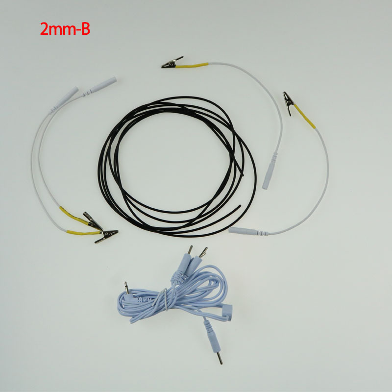 E-stim DIY Electric Shock CONDUCTIVE RUBBER CORD Kit for Adult Electrode Electrosex Gear Stimution TENS Unit: 2mm-B