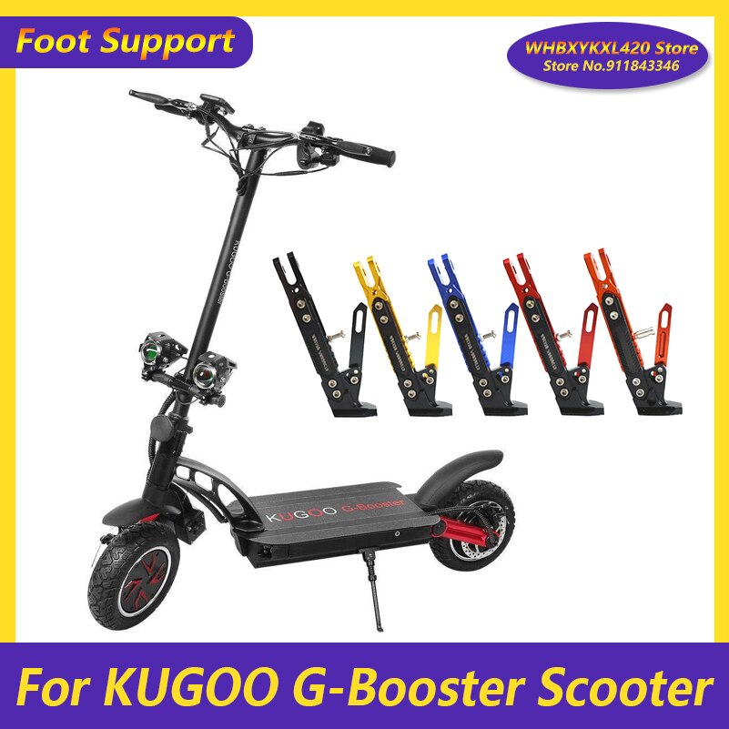 CNC Upgrade Foot Support for KUGOO G-Booster G2 Pro Electric Scooter Kick Stand Parking Bracket Adjustable Kickstand Parts