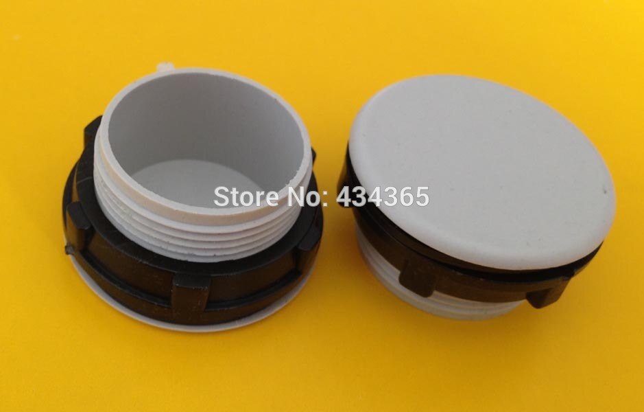 5pcs 30mm mount hole grey/Black plastic push button switch panel plug cap
