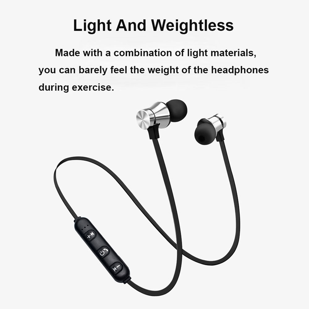 Yubeter Magnetische Draadloze Bluetooth Oortelefoon Nekband Sport Running Oordopjes Ingebouwde Microfoon Headset Transpiratie Oortjes Handen Gratis