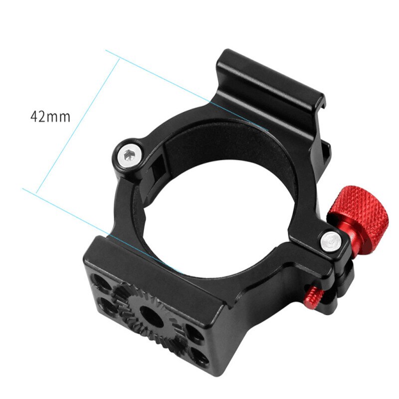 4-Ring Shoe Adapter Ring Microfoon Mount voor Zhiyun Glad 4 Handvat Gimbal toegepast op Reed Microfoon LED video