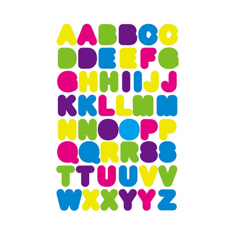 1Pcs Patroon Stickers Leuke Kleurrijke Stickers Decals Sticker Notebook Albums Decoratieve Laptop Klassieke Speelgoed Kinderen: YELLOW