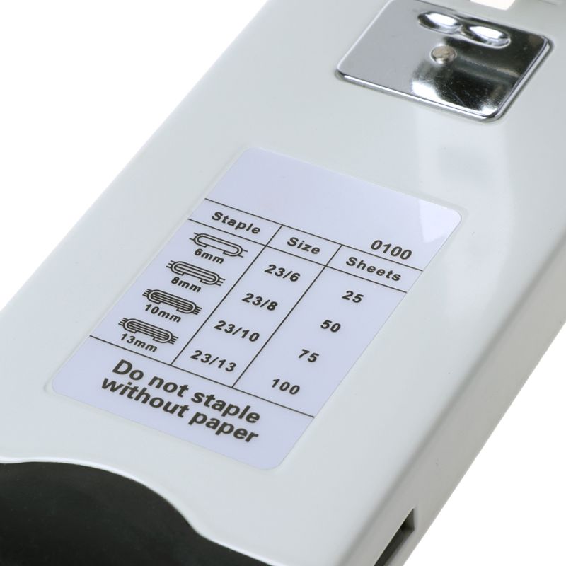Heavy Duty Metal Adjustable Stapler Paper Bookbinding 100 Sheet Capacity School Office Supplies