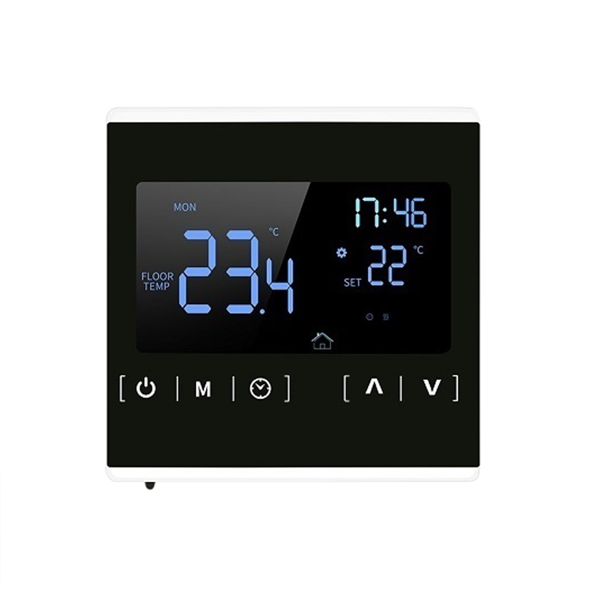Elektrische Digitale Lcd Touch Screen Temperatuurregelaar 110V 120V 220V 16A Warm Vloerverwarming Kamerthermostaat