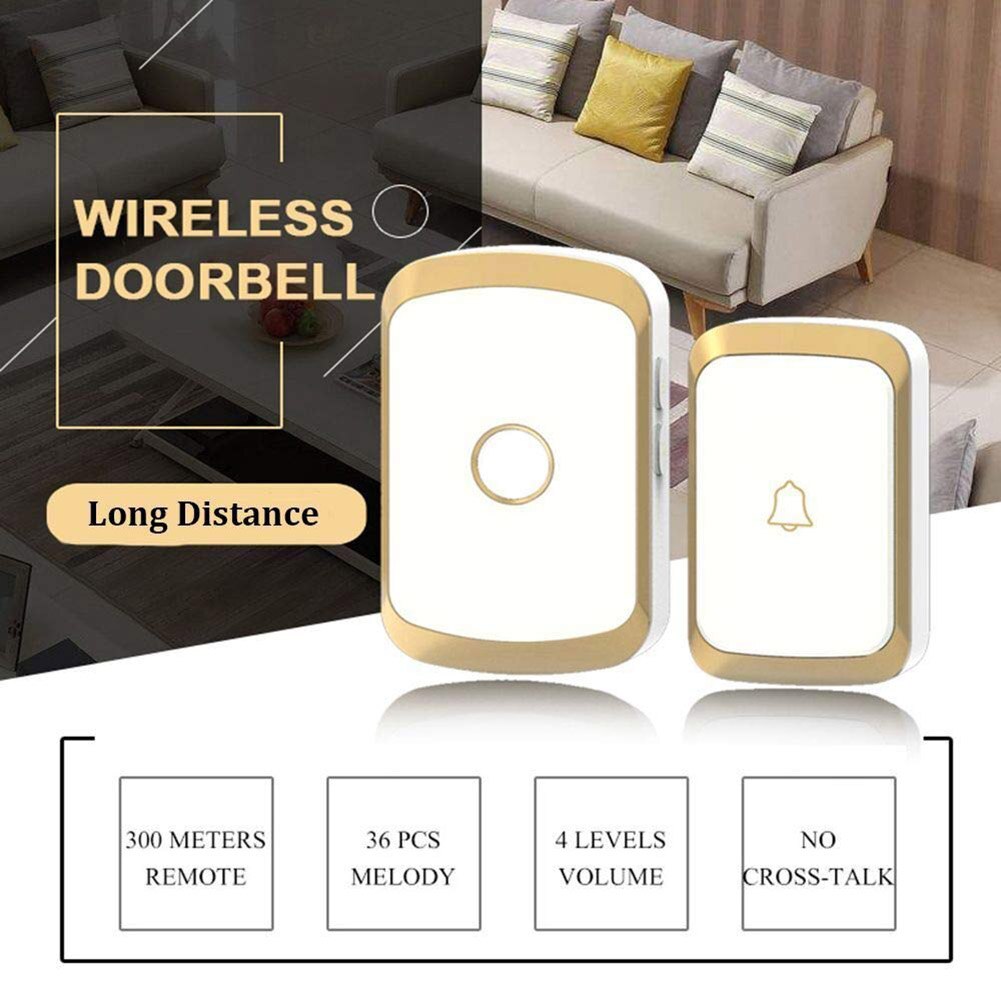 Smart Home Wireless Doorbell Waterproof 300 M Remo... – Vicedeal