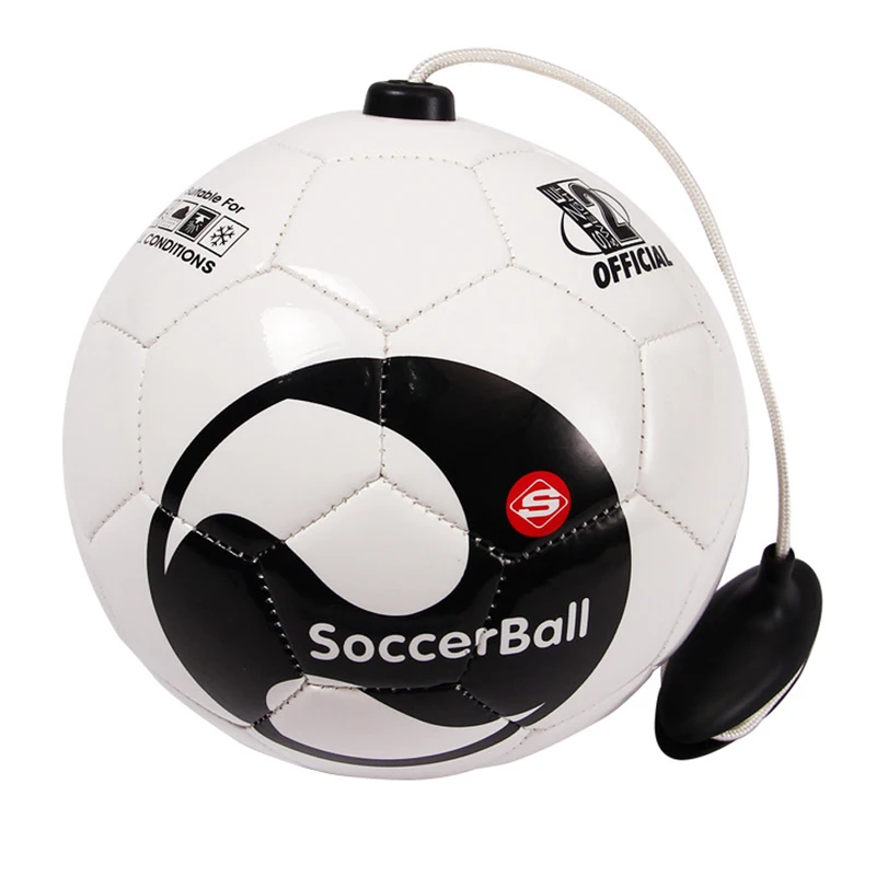 Voetbal Training Bal Kick Voetbal Maat 2 Voetbal Touw Touch Solo Kick Beginner Trainer Praktijk Apparatuur Standaard