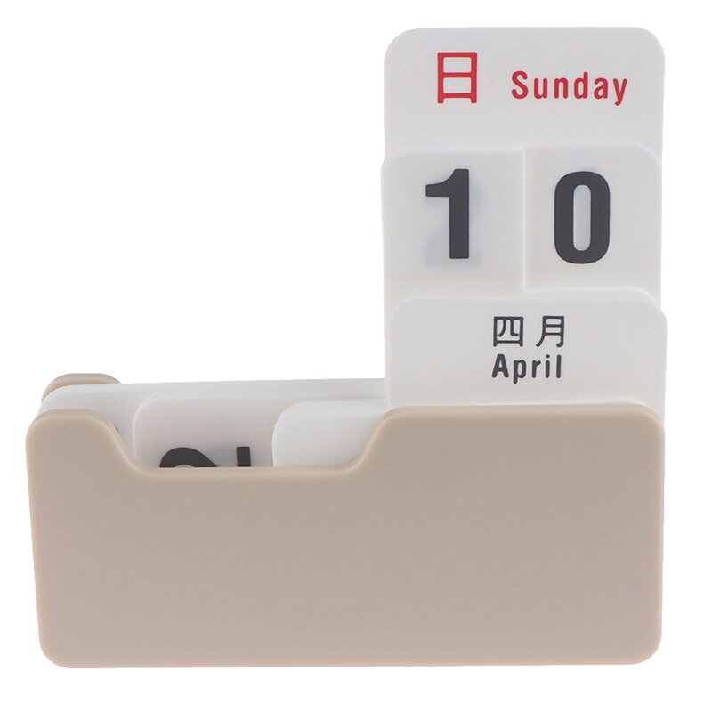 Perpetual Calendar Diy Flip Calendar Crafts Home Office School Desk Decoration: Ginger