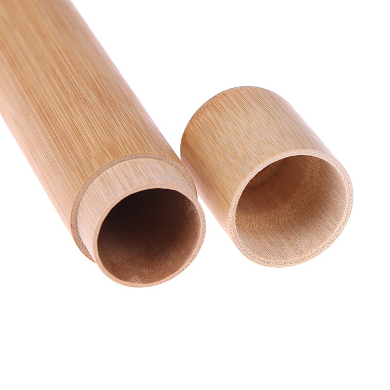 1pc bambusrør kull tannbørste naturlig fiber ultra myk bambus kull børste tenner rengjøring