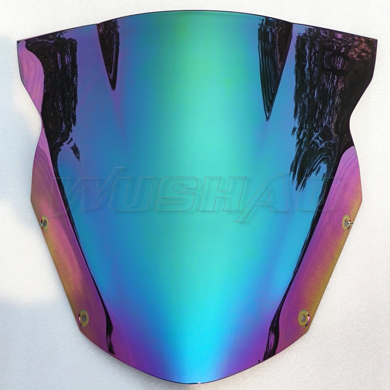 Pare-brise de moto en Iridium noir fumé pour Kawasaki Ninja R 650R ER6F EX650 C D, 650 ER-6F