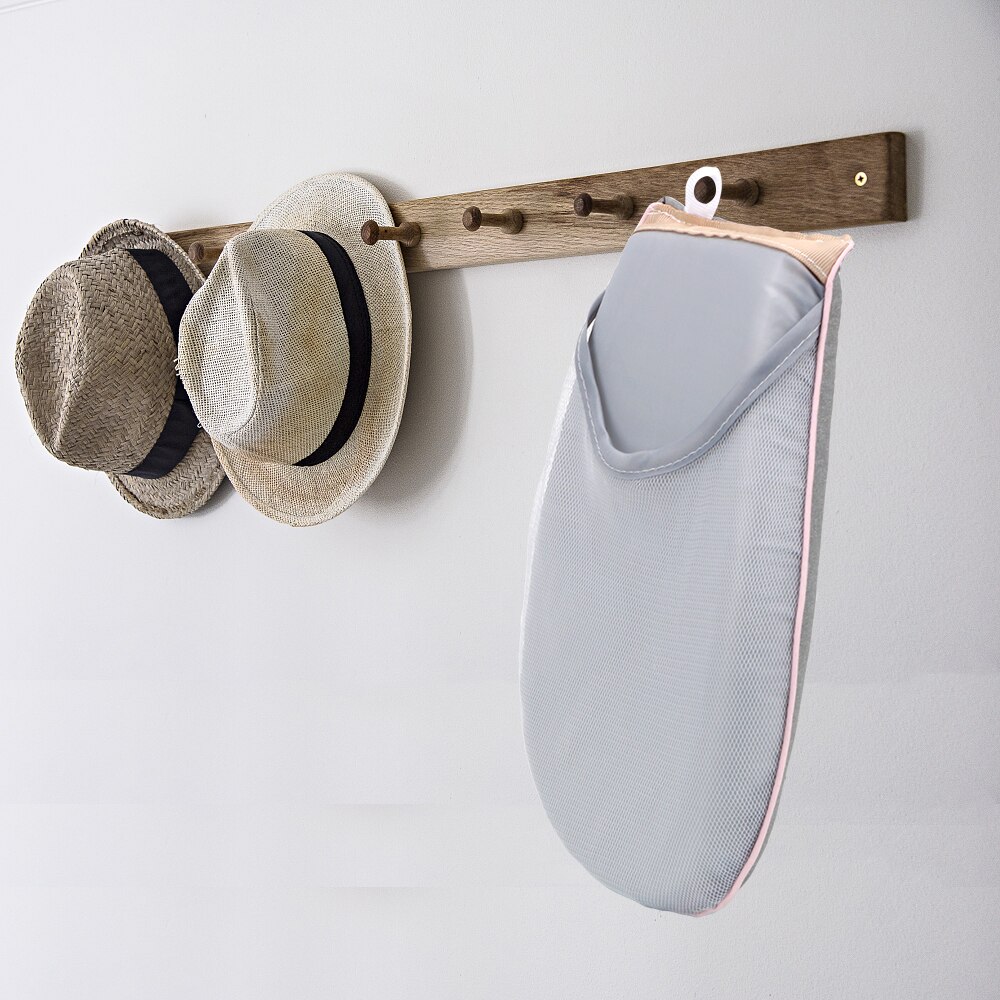 Håndholdt mini strygepude t-shirts ærme strygebrætholder varmebestandig til tøj beklædningsgenstand portabe anti damp handsker